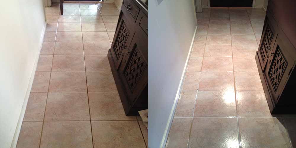 Tile and Grout Cleaning Kingsway (Before - After)