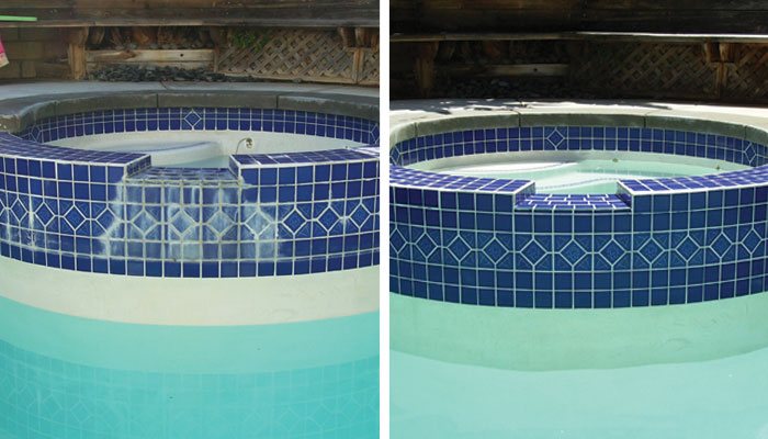 Swimming Pools Tile Cleaning