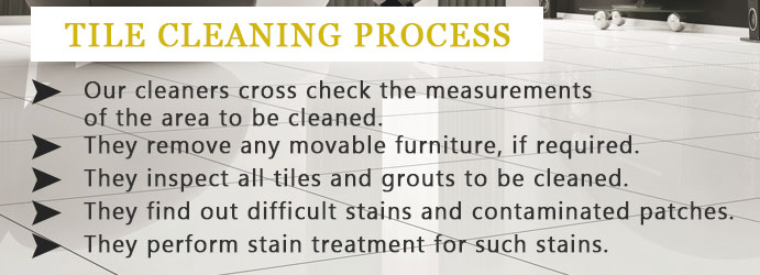 Tile Cleaning Process in Two Wells