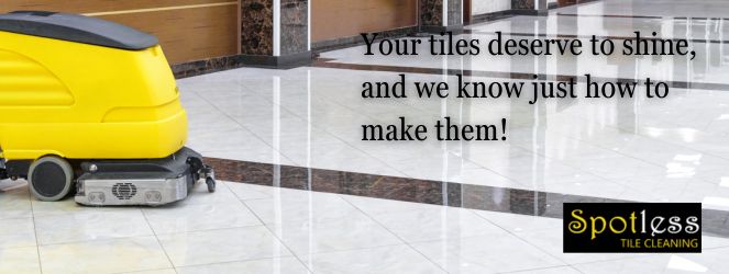 Commercial tile and grout cleaning